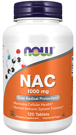 Now Foods NAC 1000mg 120tabs