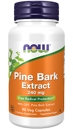 Now Foods Pine Bark Extract 240 mg 90vcaps