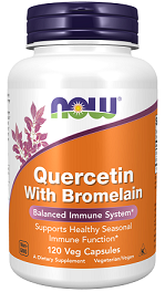 Now Quercetin with Bromelain 120vcaps