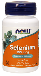 Now Foods Selenium 100 mcg 100tabs
