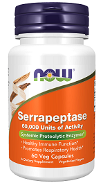 Now Foods Serrapeptase 60vcaps