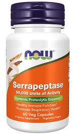 Now Serrapeptase 60vcaps