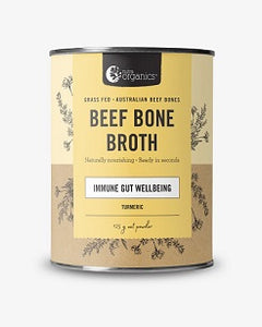 Nutra Organics Beef Bone Broth Powder Turmeric 125g