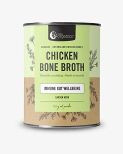 Nutra Organics Chicken Bone Broth Garden Herb 125g