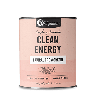 Nutra Organics Clean Energy Raspberry Lemonade 250gm