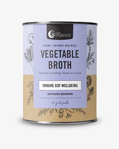 Nutra Organics Vegetable Broth Adaptogenic Mushroom 125g