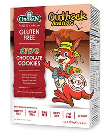 Orgran Kids Outback Animals Chocolate Cookies 175g