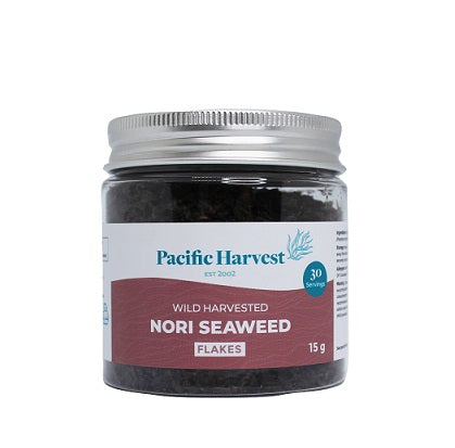 Pacific Harvest Nori Seaweed Flakes (Raw, wild harvested)