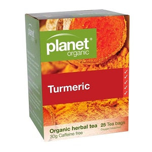 Planet Organic Turmeric Tea 25tbags