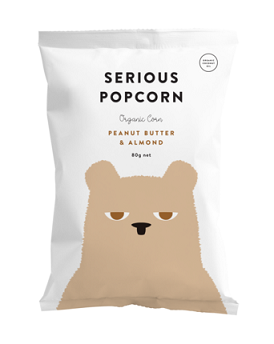 Serious Popcorn Peanut Butter & Almond 80gm