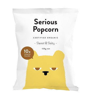 Serious Popcorn Sweet & Salty 10 x 120gm