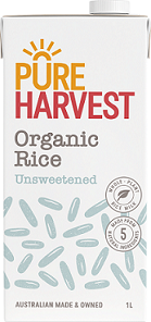 PureHarvest Organic Rice Unsweetened 1lt - 2x1lt