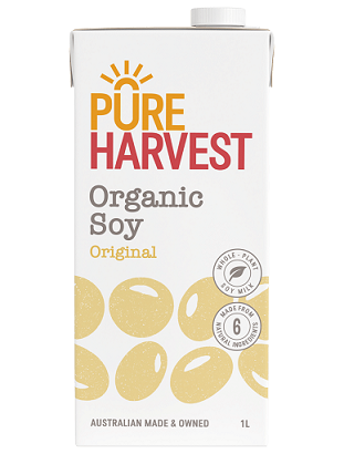 PureHarvest Organic Soy Original 1lt - 2x1lt
