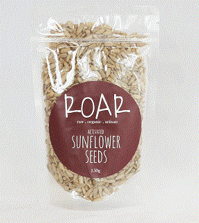 Roar Activated Sunflower Seeds Raw Organic 250g