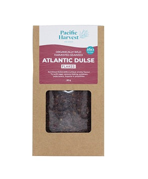 Pacific Harvest Atlantic Dulse Flakes (Raw, Wild harvested seaweed)