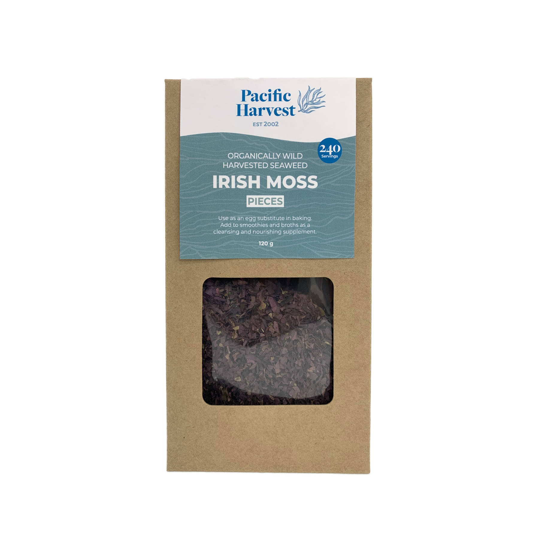 Pacific Harvest Irish Moss (Sea Moss) (Raw seaweed, Wild harvested)