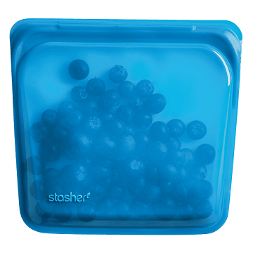 Stasher Reusable Silicone Sandwich Bag Blueberry 450ml