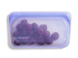 Stasher Reusable Silicone Snack Bag 293.5ml (colour choices will vary)