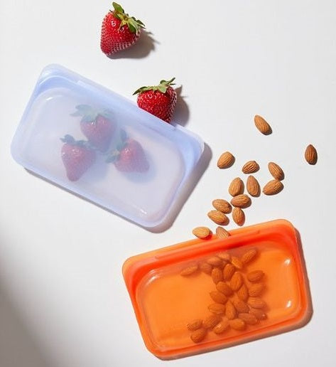 Stasher Reusable Silicone Snack Bag 293.5ml (colour choices will vary)