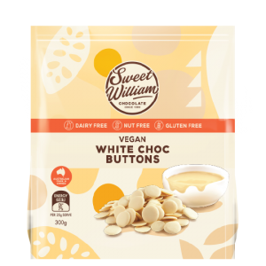 Sweet William White Choc Buttons