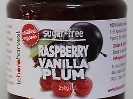 Te Horo Raspberry Vanilla Plum Jam 250gm