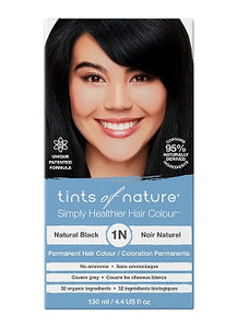 Tints of Nature Permanent Hair Dye Natural Black 1N
