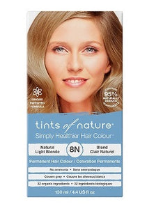 Tints of Nature Permanent Hair Dye Natural Light Blonde 8N