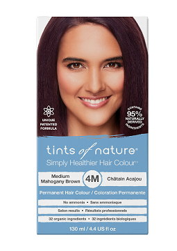 Tints of Nature Permanent Hair Dye Medium Mahogany Brown 4M