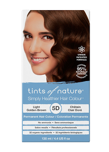 Tints of Nature Permanent Hair Dye Natural Light Golden Brown 5D