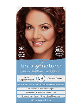 Tints of Nature Permanent Hair Dye Rich Copper Brown 5R