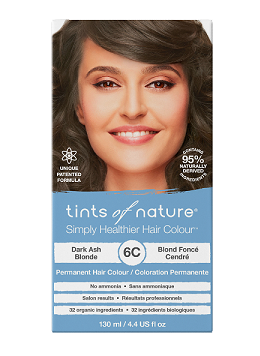 Tints of Nature Permanent Hair Dye Dark Ash Blonde 6C