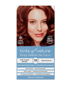 Tints of Nature Permanent Hair Dye Soft Copper Blonde 7R