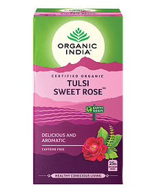 Organic India Tulsi Sweet Rose 25tbags