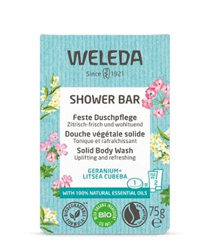 Weleda Shower Bar Geranium and Litsea Cubeba 75gm