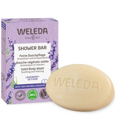 Weleda Shower Bar Lavender and Vetiver 75gm