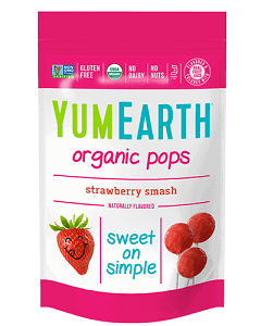 YumEarth Lollipops Strawberry 14 pops
