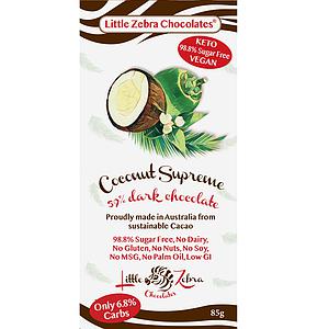 Little Zebra Chocolates Coconut Supreme Chocolate 85g