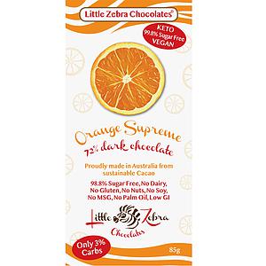 Little Zebra Chocolates Orange Supreme Chocolate 85g