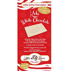 Little Zebra Chocolates Keto White Chocolate 85g