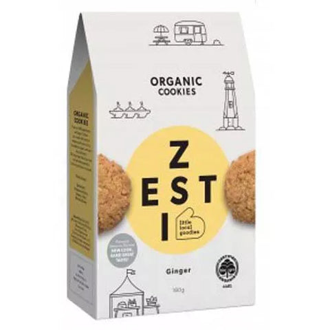 Zesti Organic Cookies Ginger Organic Cookie