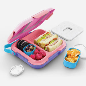 Zoku Neat Bento Jr. Lunch Box - Pink